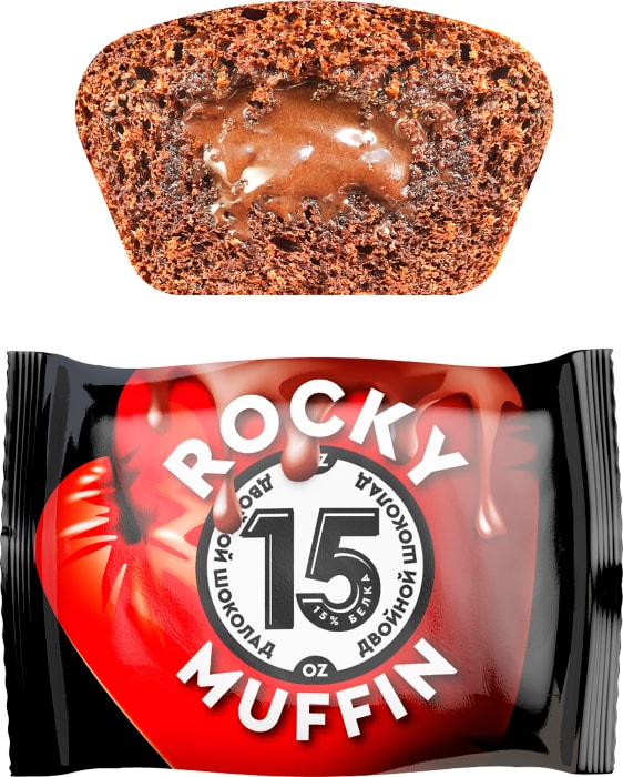 

Маффин Rocky Muffin Двойной шоколад 55 г