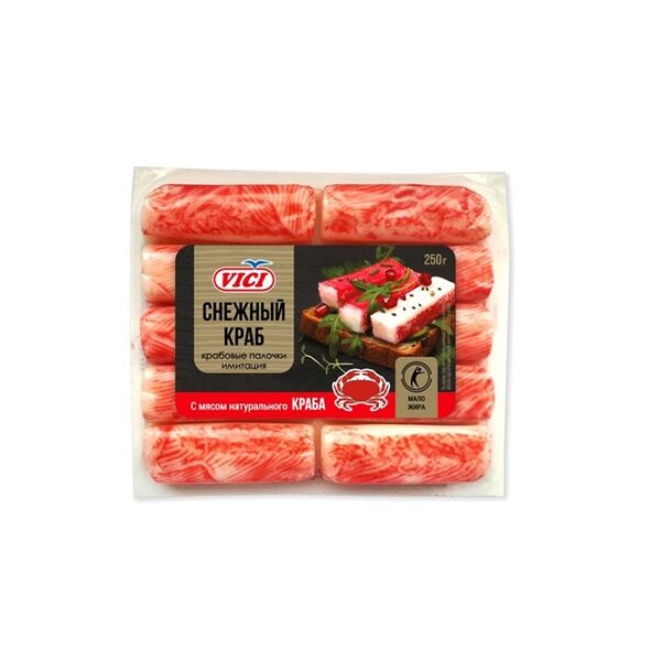 Крабовые палочки охлажденные с мясом натурального краба VICI