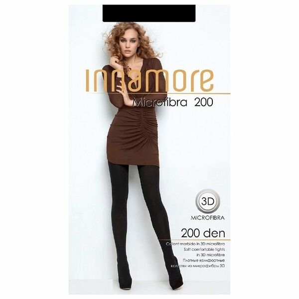 Колготки Innamore Microfibra женские 200 Den Nero р.3, черные