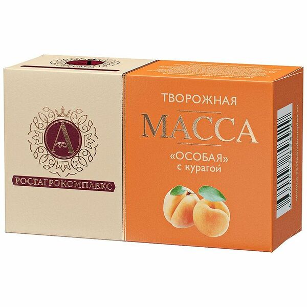 Масса А.Ростагрокомплекс Особая творожная с курагой 23%, 100г