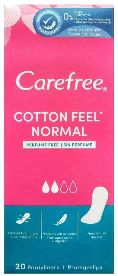 

Прокладки ежедневные Carefree Cotton Feel Normal 20 шт