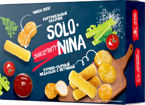 Набор снэков Solo Nina SnackParty быстрозамороженный 450 г