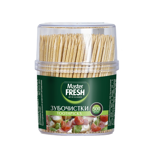 Зубочистки Master Fresh Toothpicks 500 шт