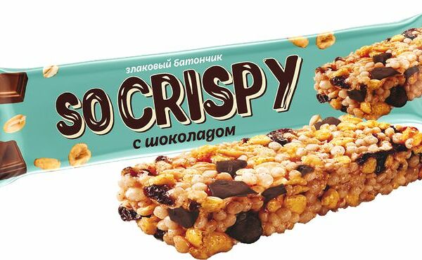 Батончик Невский Кондитер So Crispy с шоколадом 40г
