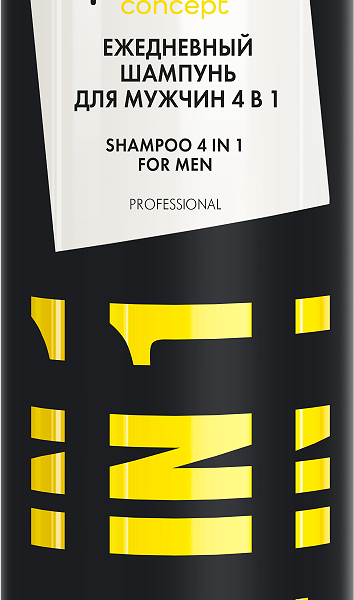 Шампунь Concept Fusion мужской для эффективного очищения волос и тела, 500 мл