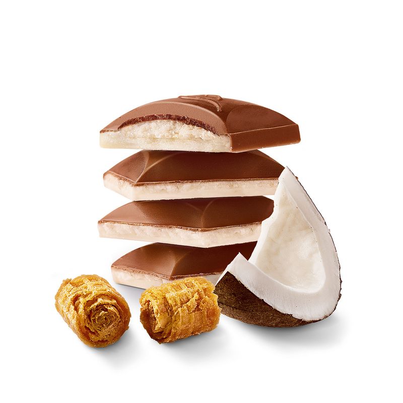 

Шоколад Россия - Щедрая душа! молочный и белый с кокосом и вафлей 82 г