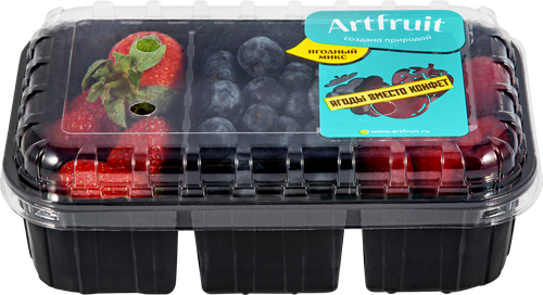 

Ягодный микс Artfruit Голубика клубника малина, 300 г