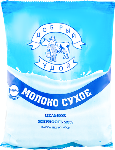 

Молоко сухое ДОБРЫЙ УДОЙ цельное 26% без ЗМЖ