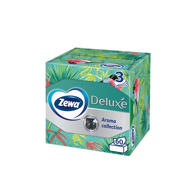 Салфетки бумажные Zewa Deluxe Aroma Collection 3 слоя