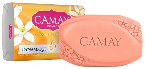 Твердое мыло Camay Dynamique с ароматом розового грейпфрута 