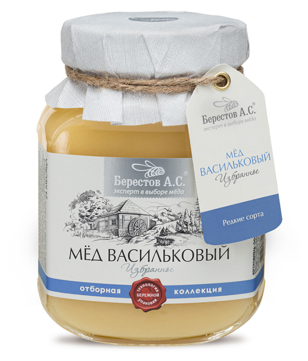 

Мёд натуральный Берестов А.С. цветочный полифлорный Васильковый