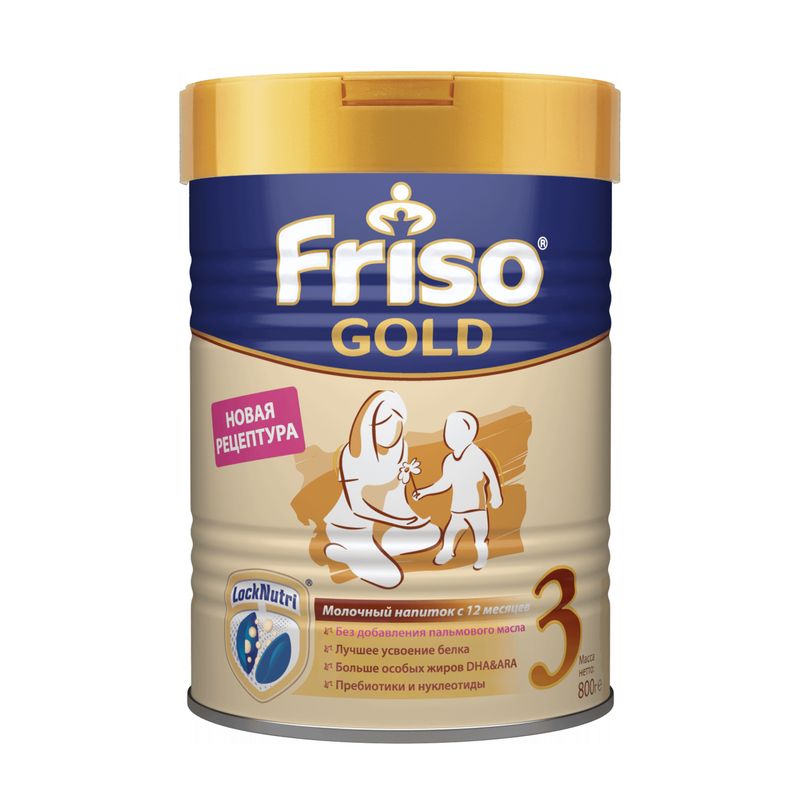 

Напиток молочный сухой Friso Gold 3 Lock Nutri с 12 месяцев 800 г