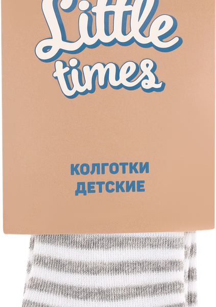 Колготки детские LITTLE TIMES р. 62–68 молочные, Арт. КН8004Л