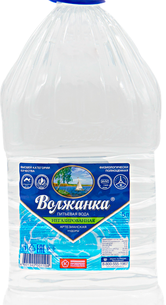 Вода питьевая негазированная Волжанка, высшей категории