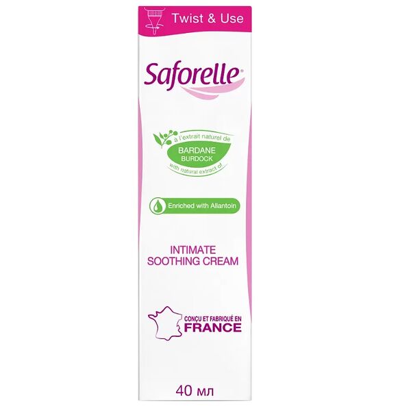 Saforelle Крем-эмолент для интимной зоны увлажняющий 40 мл