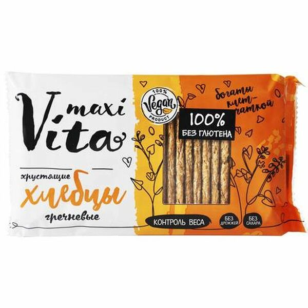 Хлебцы Maxi Vita гречневые хрустящие, 150г