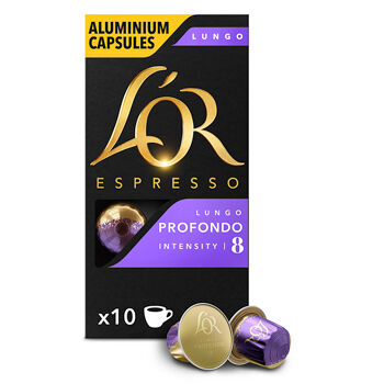 Кофе в капсулах L'OR Espresso  Lungo Profondo 10 шт, 52 г 
