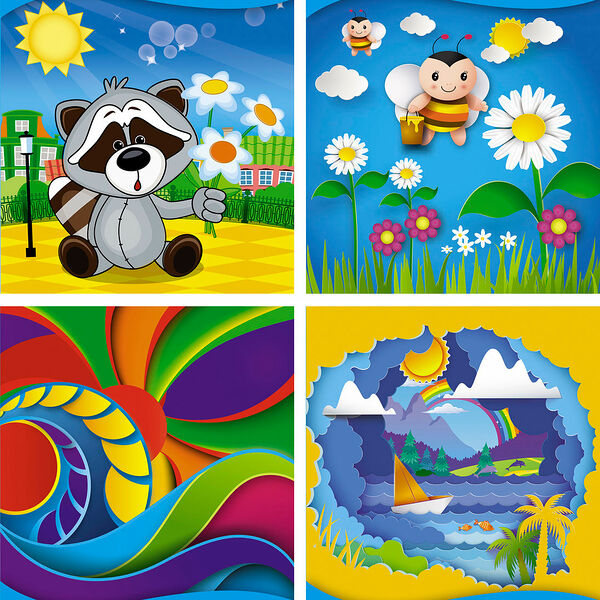 Бумага цветная 16 цветов ТМ Апплика