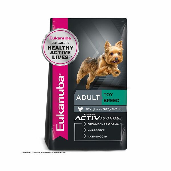 Корм для собак EUKANUBA Adult Toy Breed для миниатюрных пород сух.