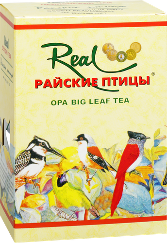 

Чай черный Райские Птицы Ceylon black big leaf tea Opa, листовой, 100 г