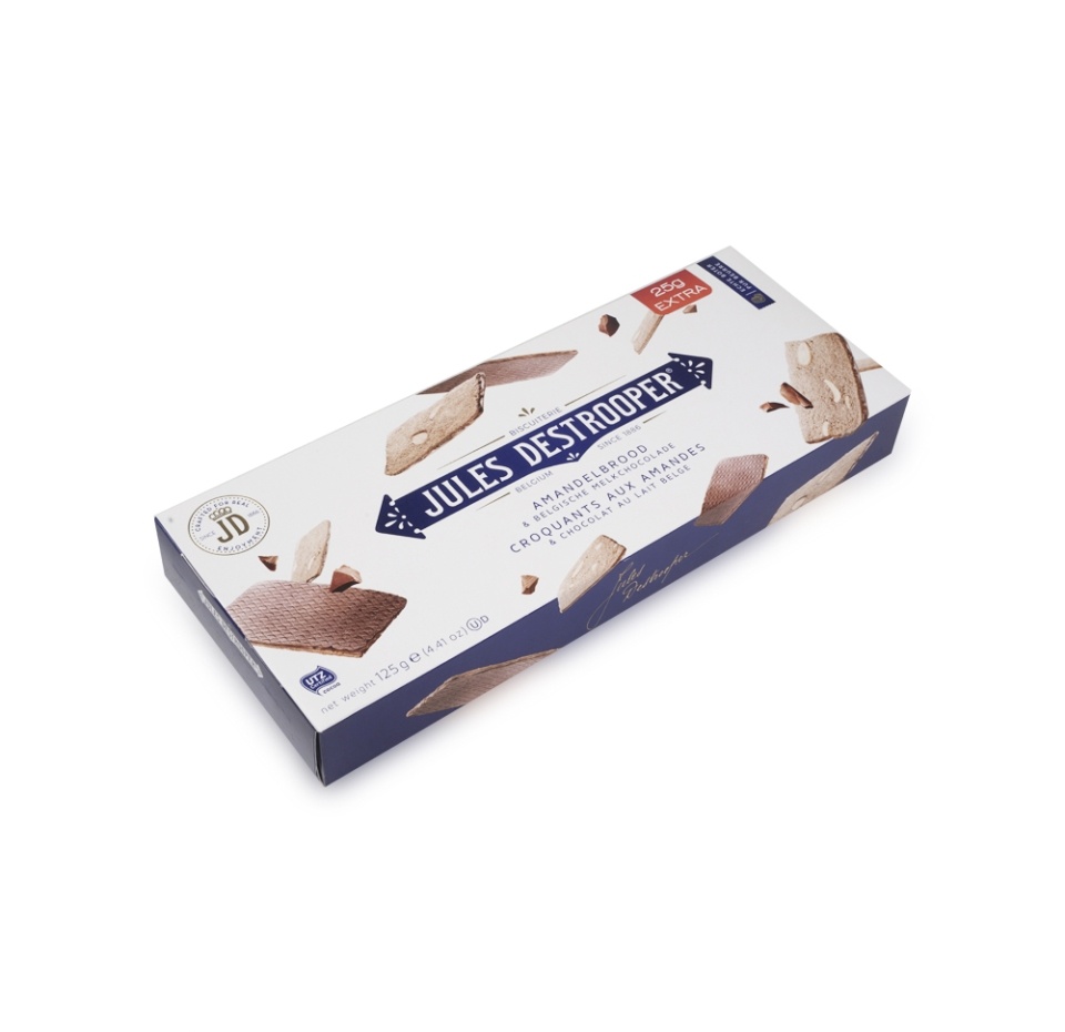 

Печенье Jules Destrooper Amandelbrood Belgische Melkchocolade 125 г