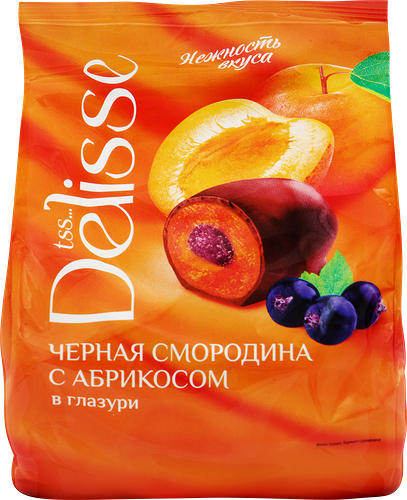 Конфеты Delisse Черная смородина с абрикосом 200 г