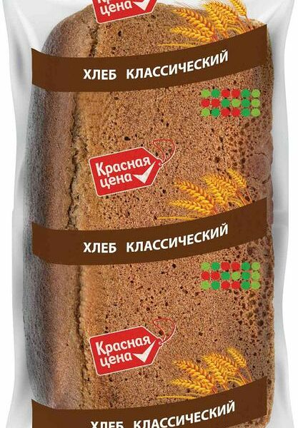 Хлеб Красная цена классический 550г