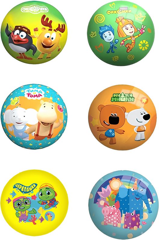 

Мяч надувной Kiddie Play 13 см 1 шт. дизайн в ассортименте