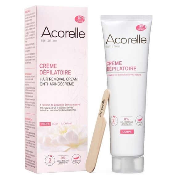 Крем для депиляции Acorelle тела c Пчелиным воском Алоэ-вера 1 шт Франция