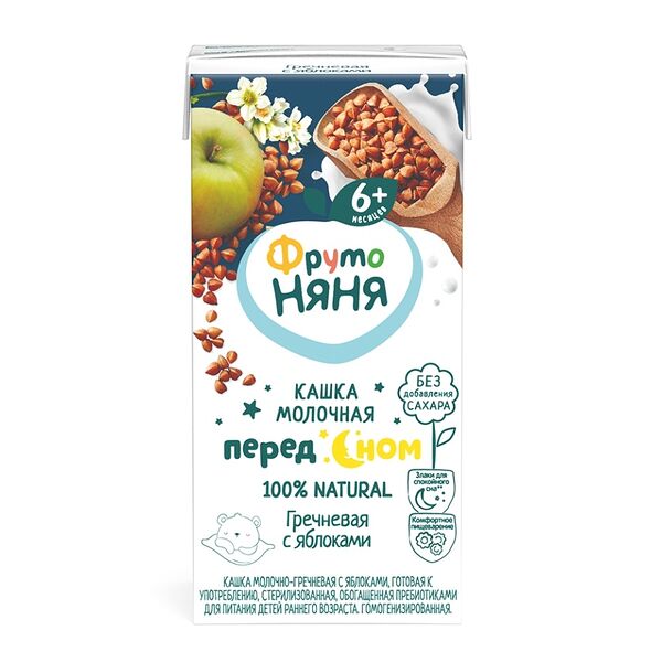 Каша ФрутоНяня Молочно-гречневая с яблоками