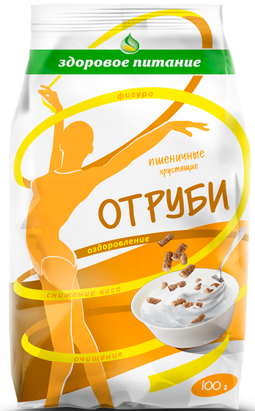 Отруби экстр. Здоровое питание пшеничные100 гр