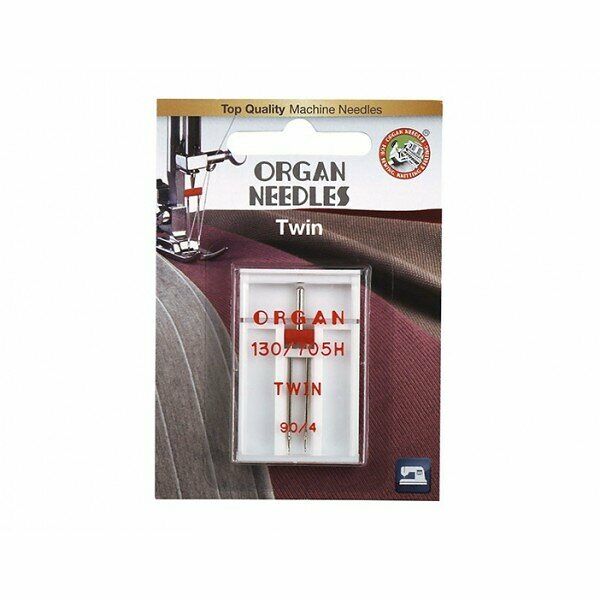 ORGAN игла машинная двойная № 80, 4,00 мм, 1 шт Blister