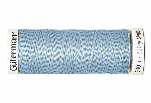 748277 Нить Sew-all для всех материалов, 200м, 100% п/э Gutermann(075 бледно-джинсовый)