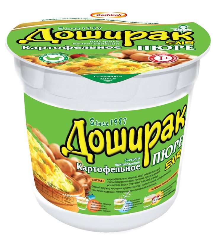 

Пюре быстрого приготовления Доширак Курица 40 г