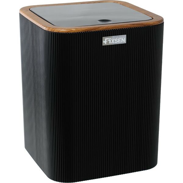 Ведро Fixsen Black Wood, пластик