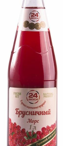 Морс брусничный, 1л