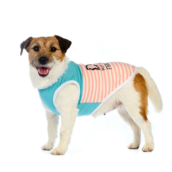 Футболка для собак L розовый (унисекс)