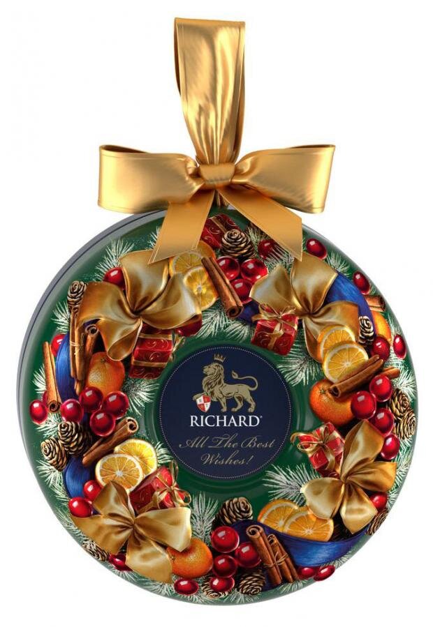 

Чай черный Richard All the Best Wishes листовой, дизайн в ассортименте, 80 г