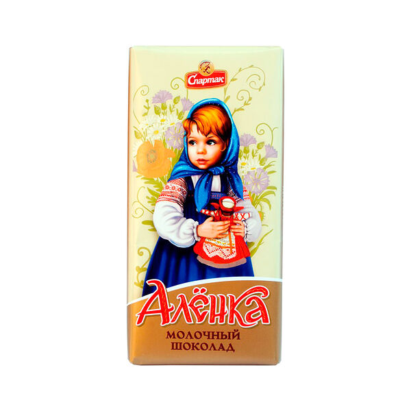 Шоколад молочный Алёнка 85г Спартак