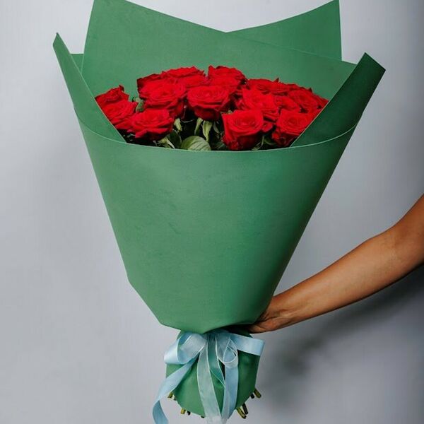 Букет из 31 розы 70 см в фоамиране