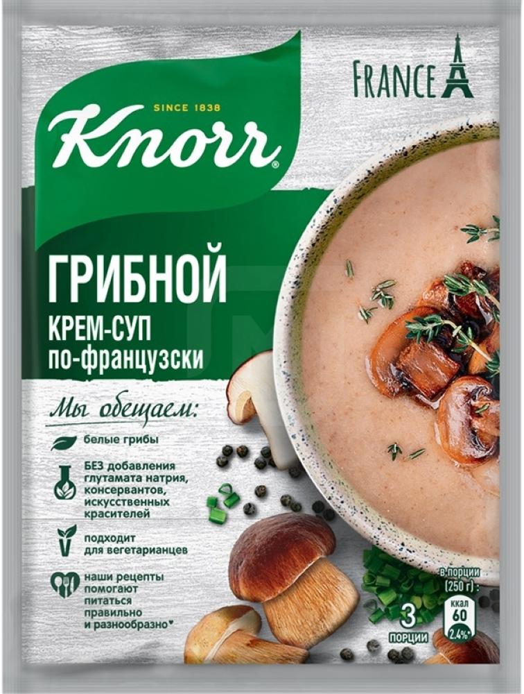 

Крем-суп Knorr По-французски грибной быстрого приготовления