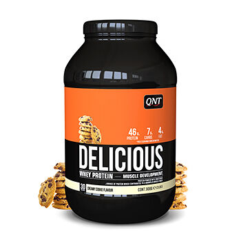 Qnt Delicious Whey Protein 908 г Печенье и крем 