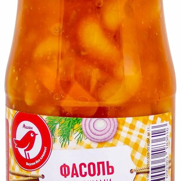 Фасоль Ашан Красная птица с овощами