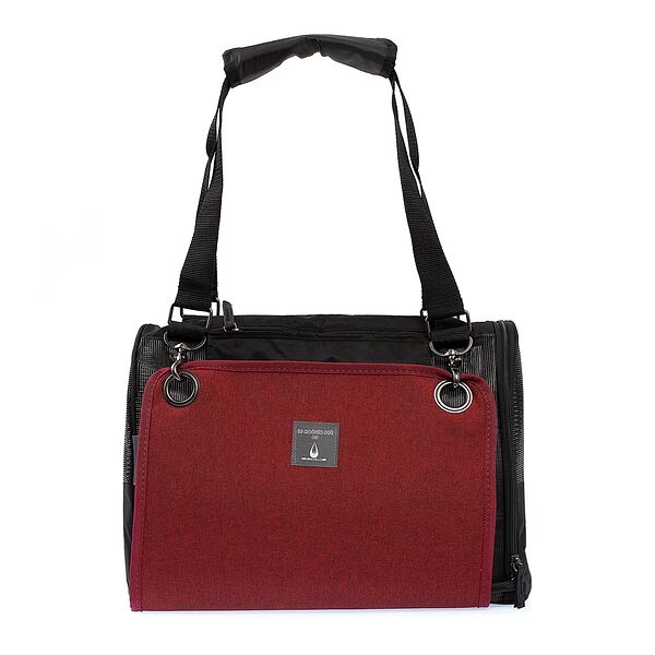 Сумка LE MODULO PET для кошек и собак мелкого размера, 41x19x27 см, красная