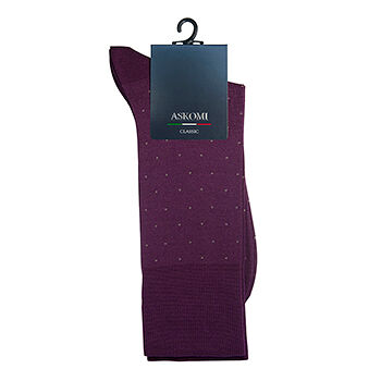 Носки мужские Askomi Classic сливовые, 41-42 размер 