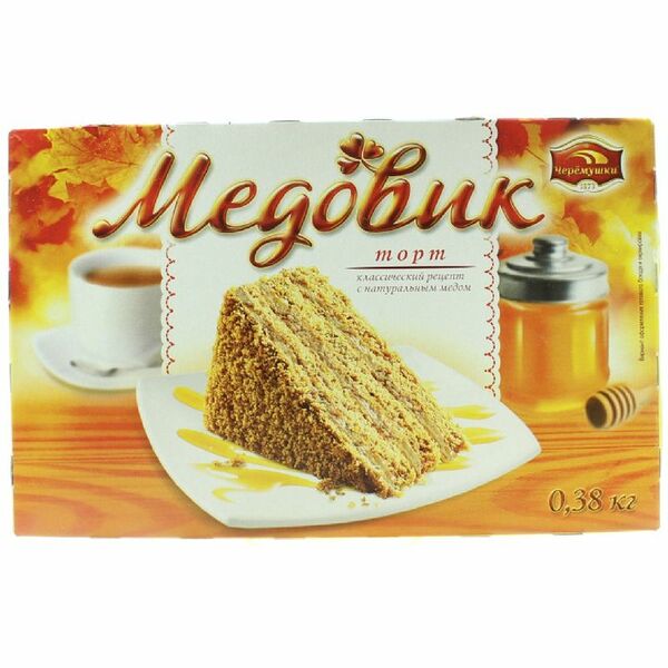 Торт Медовик Черёмушки с натуральным мёдом