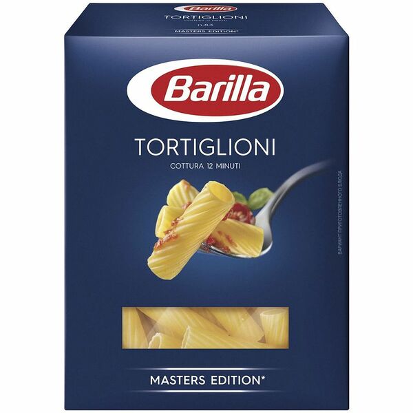 Макаронные изделия Barilla Tortiglioni n.83 из твёрдых сортов пшеницы, 450г