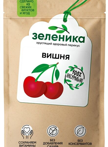 Вишня Зеленика здоровый ягодный перекус 25г