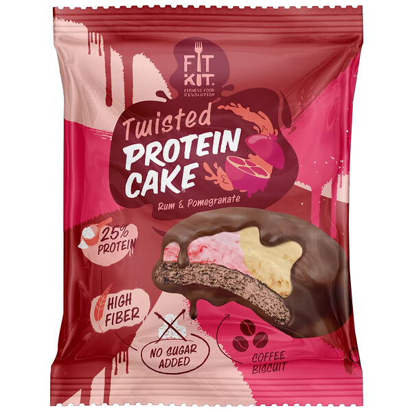 FIT KIT Twisted Protein Cake - ром-гранат