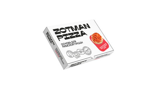 

Основа для Римской пиццы Zotman pizza с томатным соусом замороженная 250 г